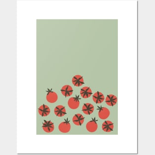 Tomatoes Pattern Posters and Art